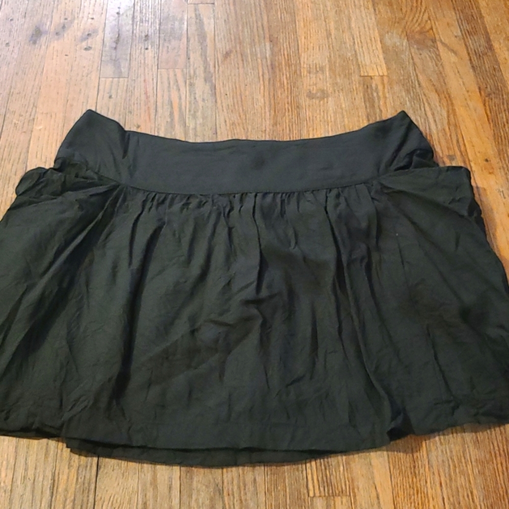 Green skirt